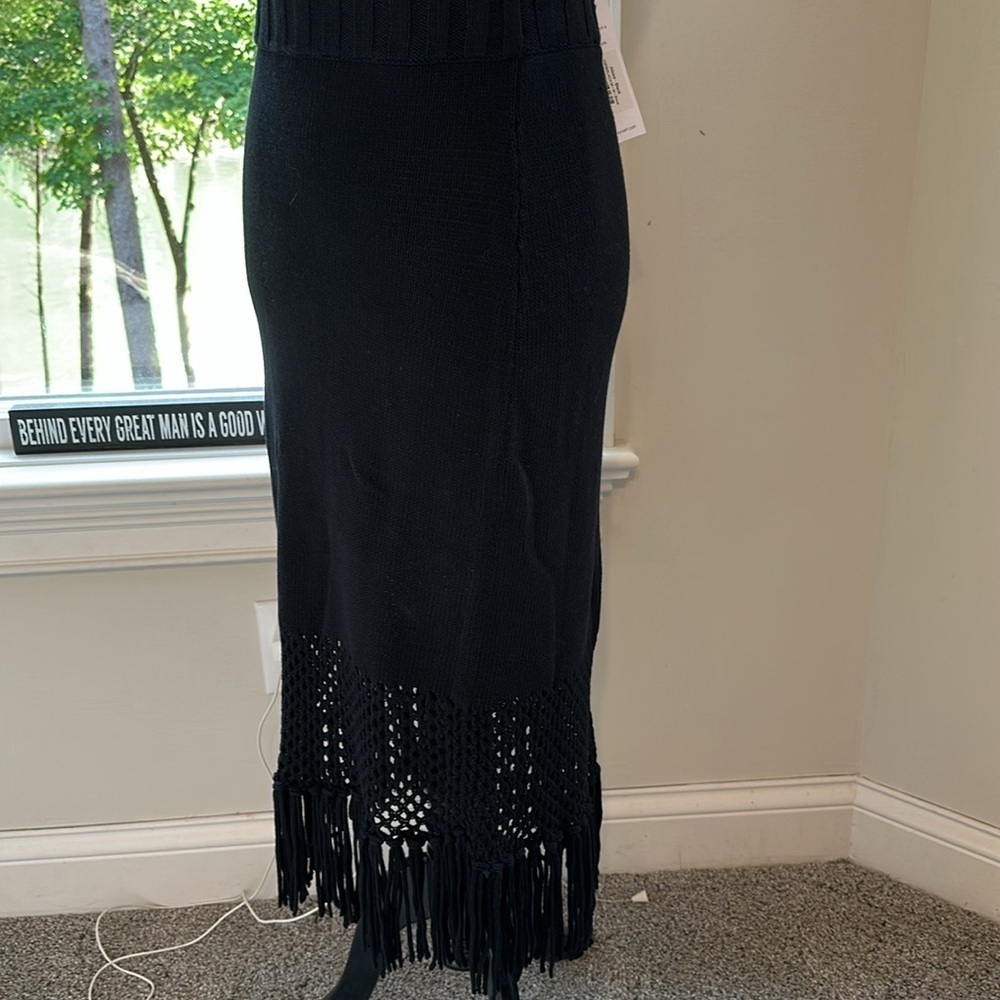 NWT Amour Vert 100% Organic Cotton Alizee Skirt, Medium, Black - Picture 6 of 8